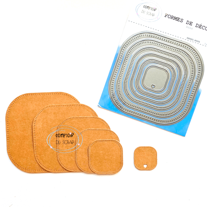 D0625-ET65 Die Carrés arrondis 