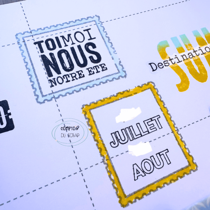 PL0725-T013 Tampons Mois Juillet Aout