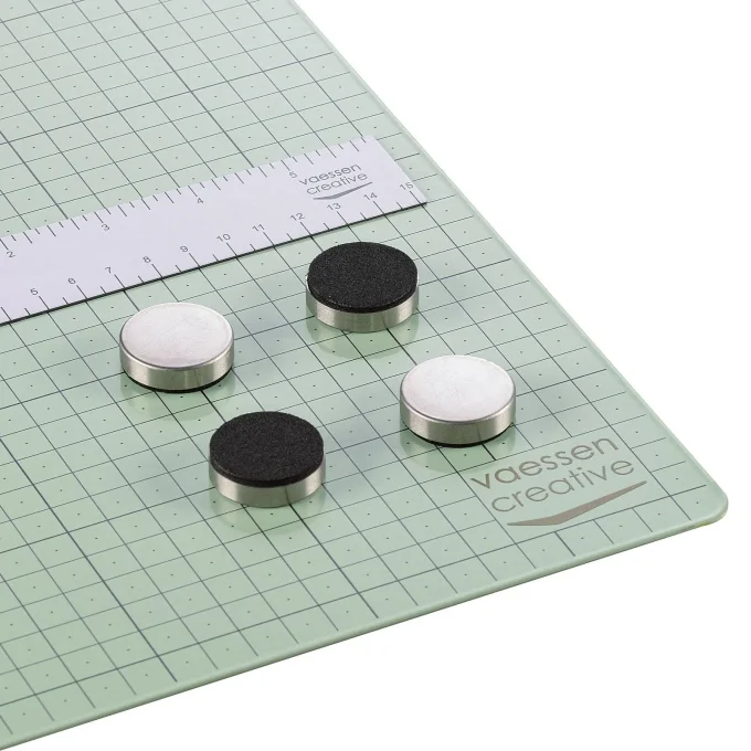 Surface de travail magnétique Work Easy Menthe 30,5x30,5cm  - Vaessen Creative
