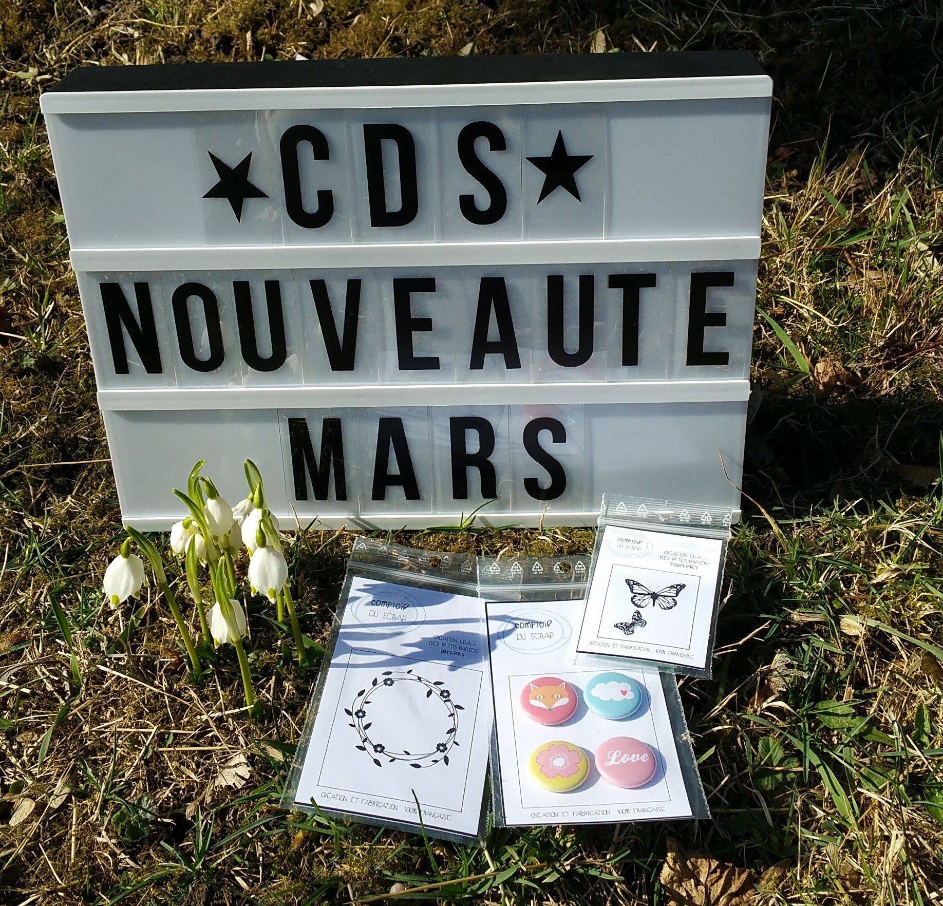 Nouveautés Mars CDS Lila mes petits papiers
