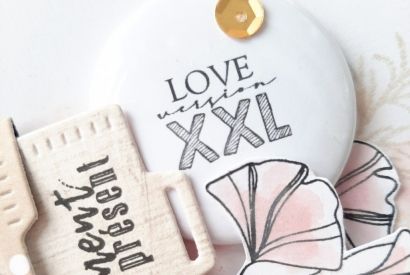 Page "Love version XXL" par Maliscrap