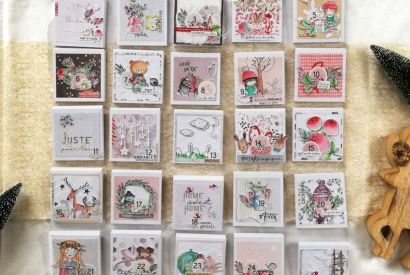 Calendrier de l'avent boîte enveloppe
