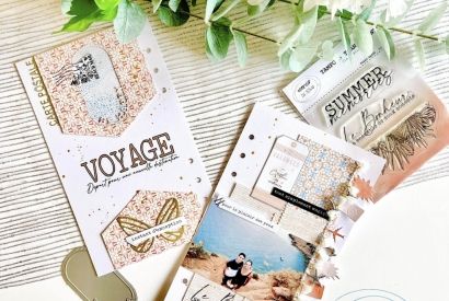 Double page Traveler's Notebook par Aurore 
