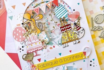 Carte d'anniversaire par Aurore 