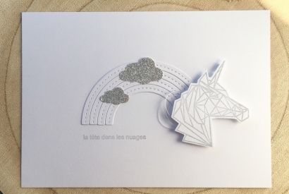 La tête dans les nuages par Encre sur le scrap