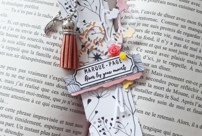 Marque page par Rose