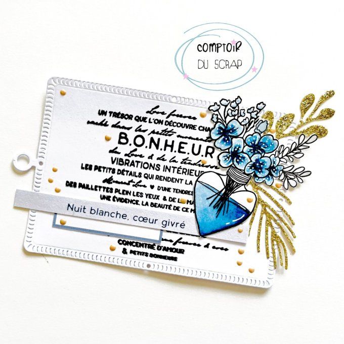 D0126-ET68 Dies Trio etiquettes Doux vœux