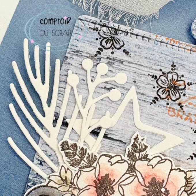 D0126-VE107 Dies Végétal de givre