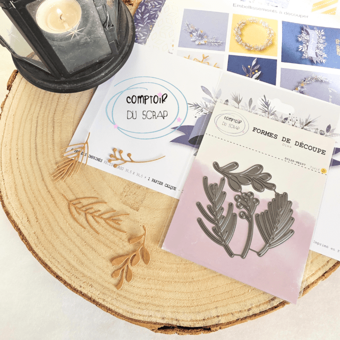 D0126-VE107 Dies Végétal de givre