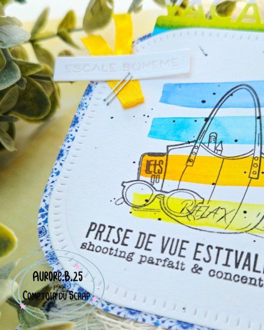 D0625-ET66 Die Petites étiquettes gravées Eté