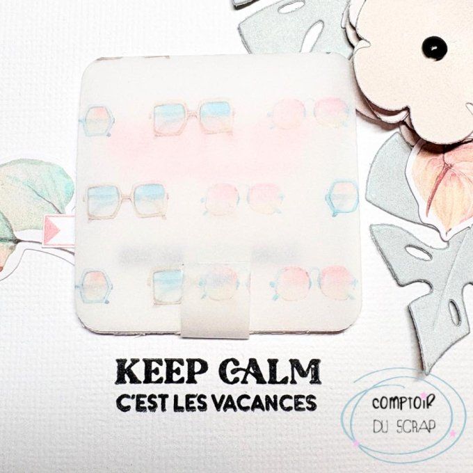 D0626-DI101 Die Cachette carrée avec lien fermeture 