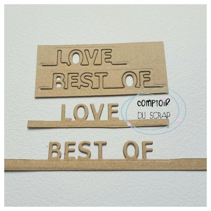 D0720-EC59 Die 2 mots Best of Love