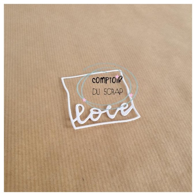 D0920-DI24 Die Cadre love