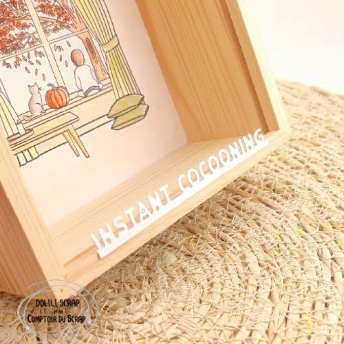 D0925-EC90 Dies Duo de mots Cocooning