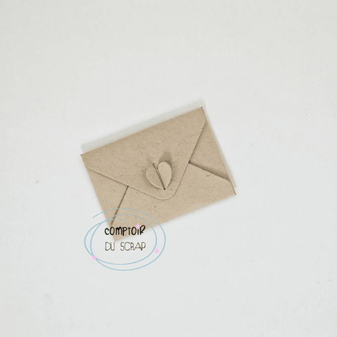 D1023-DI82 Die Enveloppe cœur
