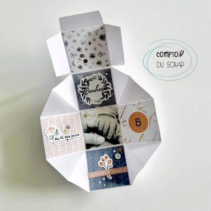 D1026-DI108 Dies Boîte carrée sans collage