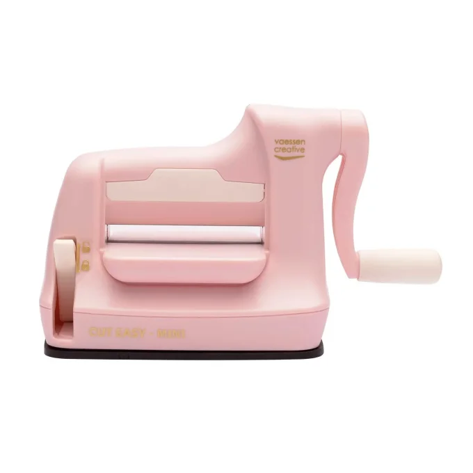 Mini machine de découpe scrapbooking et de gaufrage CUT EASY Rose - Vaessen Creative 