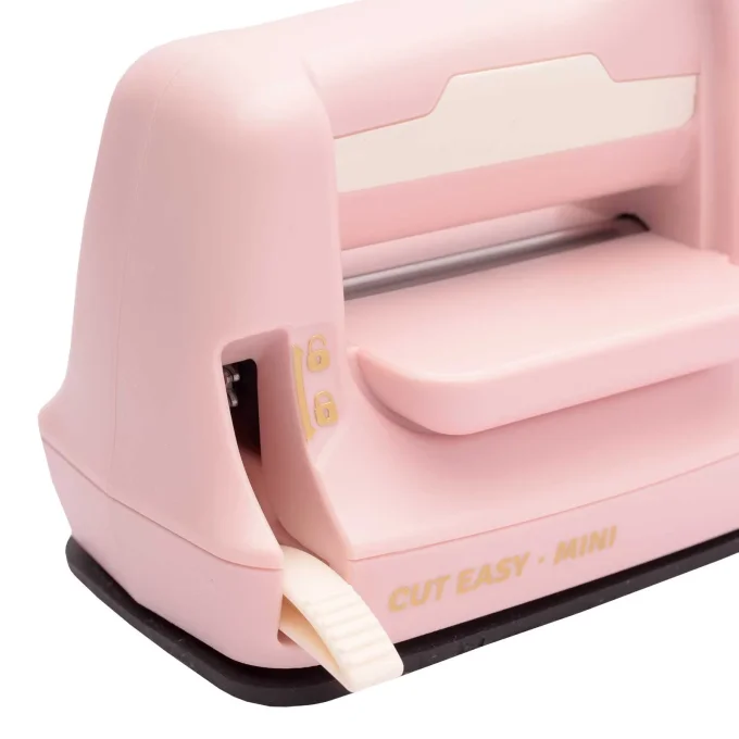 Mini machine de découpe scrapbooking et de gaufrage CUT EASY Rose - Vaessen Creative 