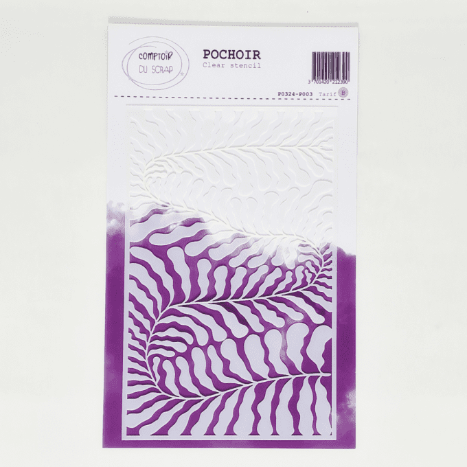 P003 Pochoir Feuillage