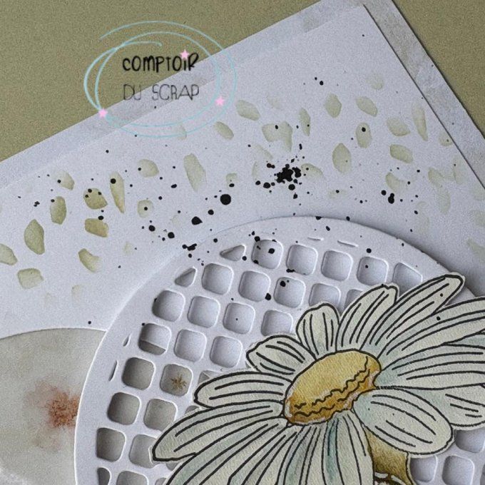 P0426-P004 Pochoir Petits pois