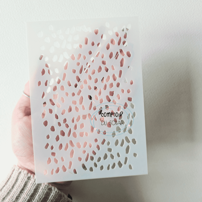 P0426-P004 Pochoir Petits pois