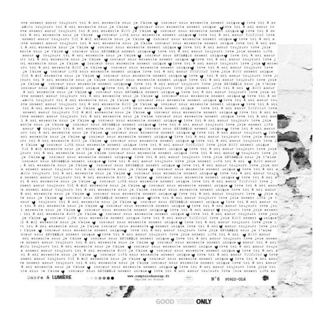 P0922-OL0 Papier Kit Ombre & lumière