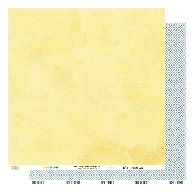 P0625 Papier Kit imprimé Au soleil STILLSCRAP