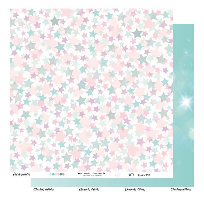 P1025-FP0 Papier Kit imprimé Féerie polaire