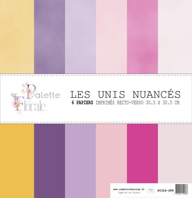 PF8 Papier Kit Les unis nuancés