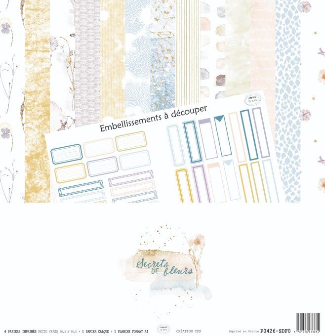 P0426-SDF Collection complète Secrets de fleurs