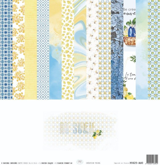 P0625 Papier Kit imprimé Au soleil STILLSCRAP