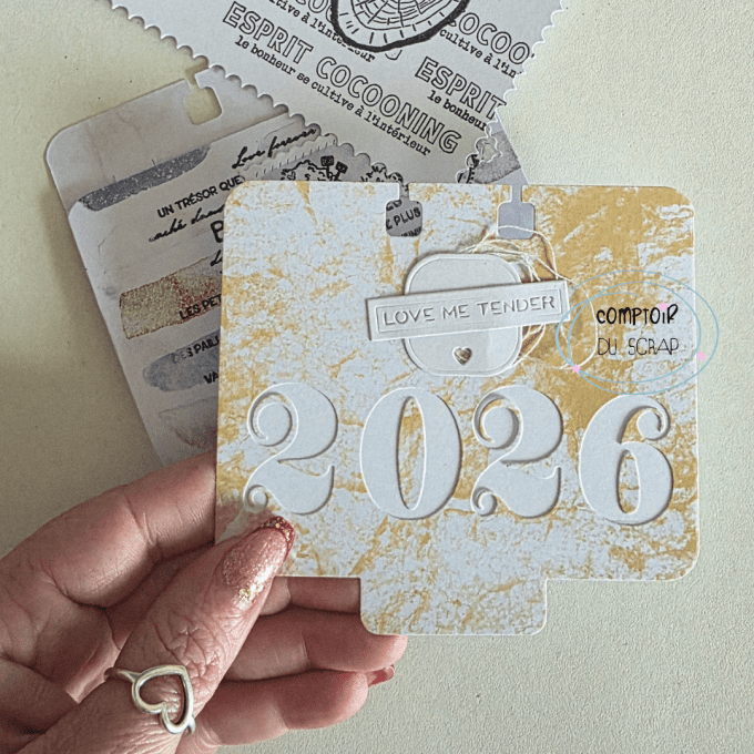 D0426-ME12 Dies Memorydex Onglet (avec ou sans pointillés)