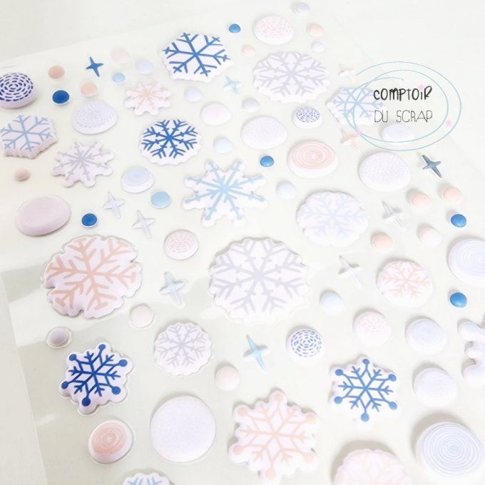 S0124-E004 Stickers puffy Motifs