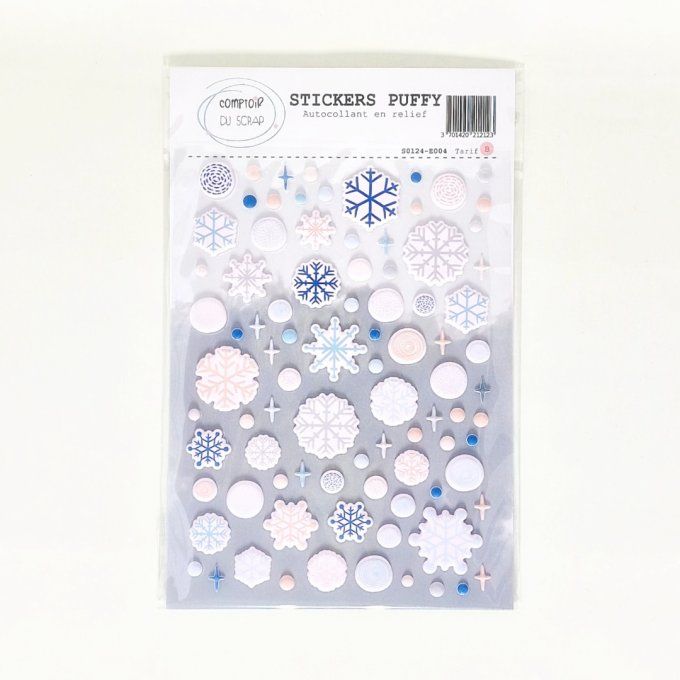 S0124-E004 Stickers puffy Motifs