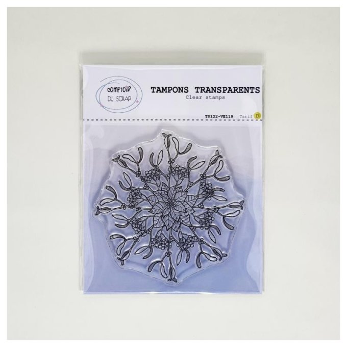 T0122-VE119 Tampon Mandala végétal
