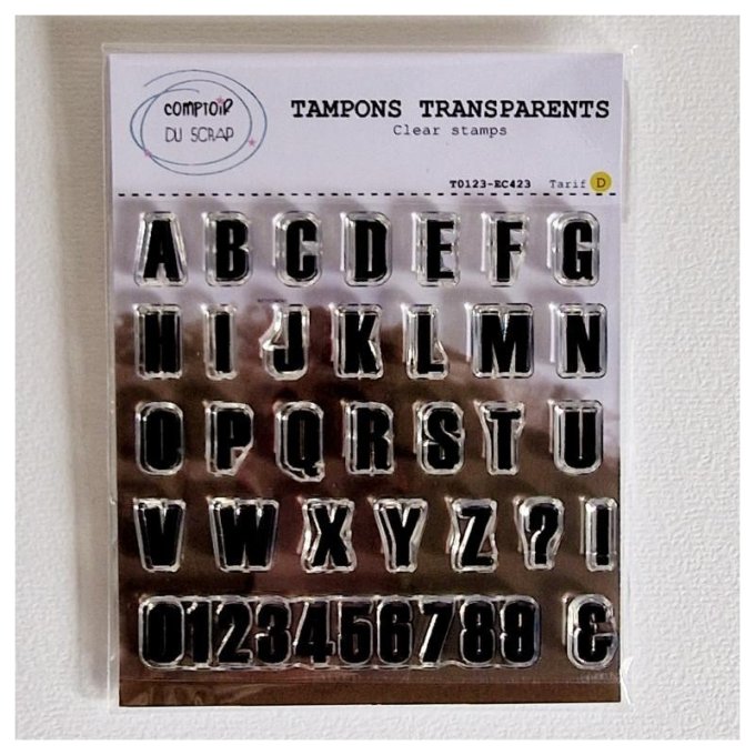 T0123-EC423 Tampon Alphabet Lightbox