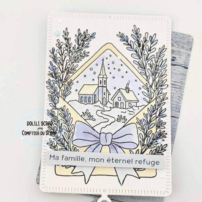 T0126- SA310 Tampons L'hiver endort la nature