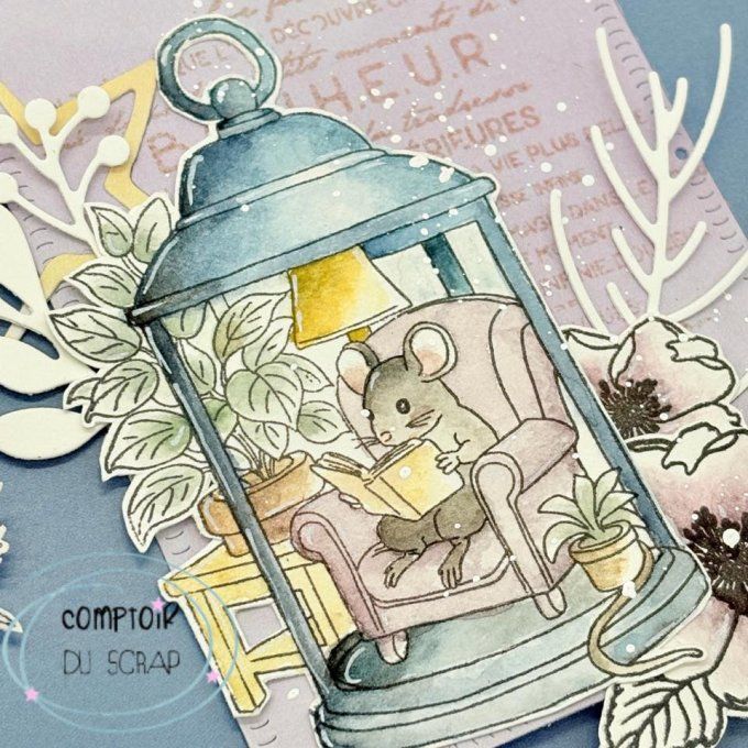 T0126- SA311 Tampons Souris d'hiver