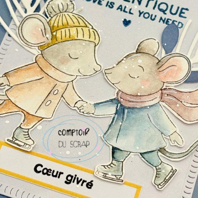 T0126- SA311 Tampons Souris d'hiver