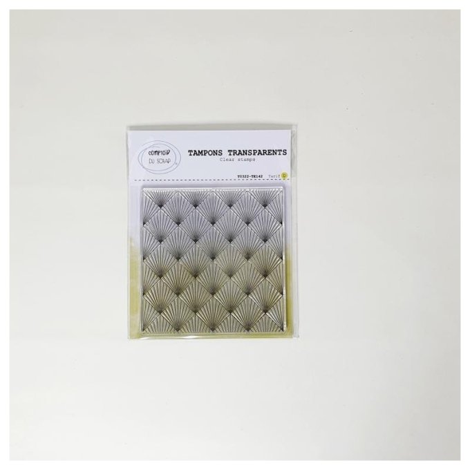 T0322-TE142 Tampon Fond géométrique