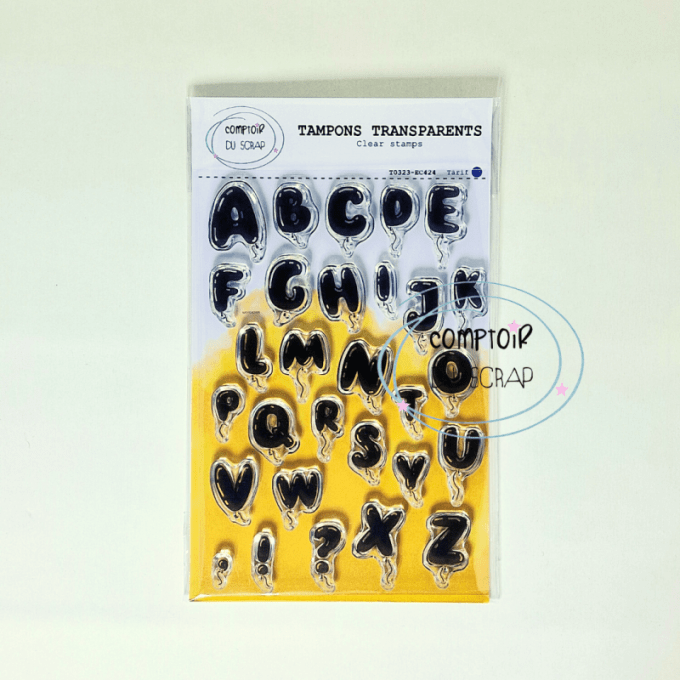 T0323-EC424 Tampon Alphabet ballons