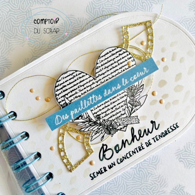 T0426-SA316 Tampons Typographie florale