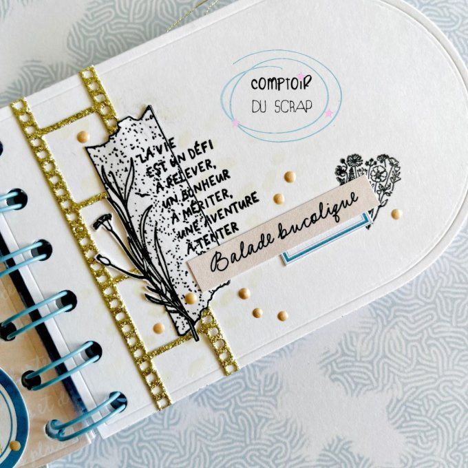 T0426-SA316 Tampons Typographie florale