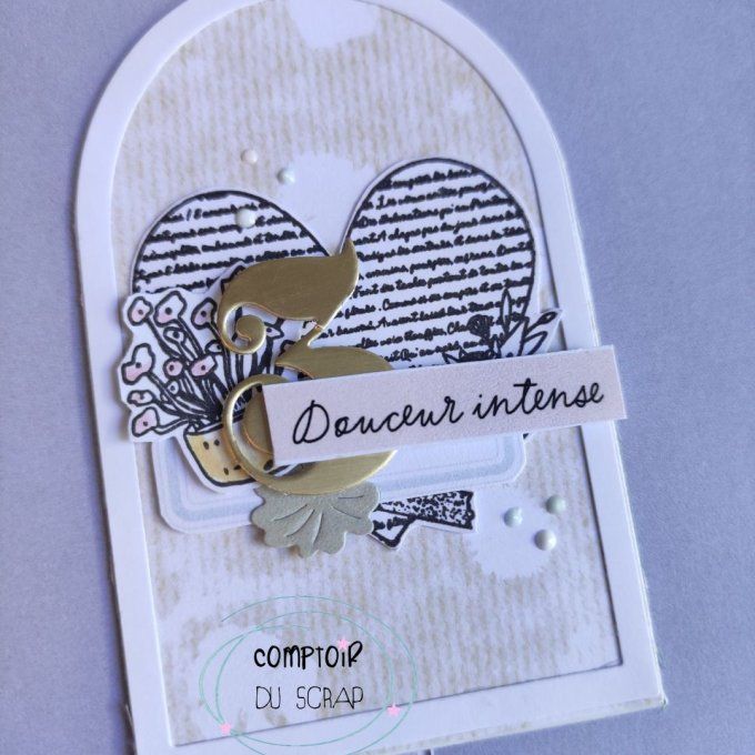 T0426-SA316 Tampons Typographie florale