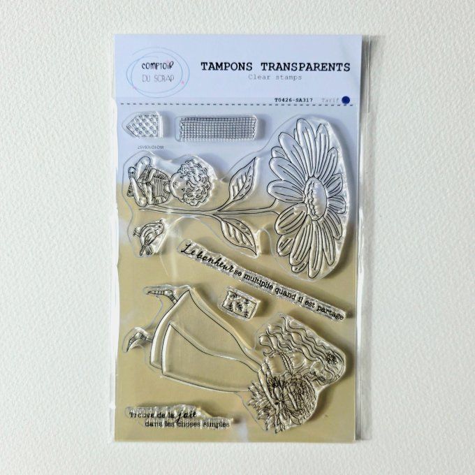 T0426-SA317 Tampons Printemps poétique