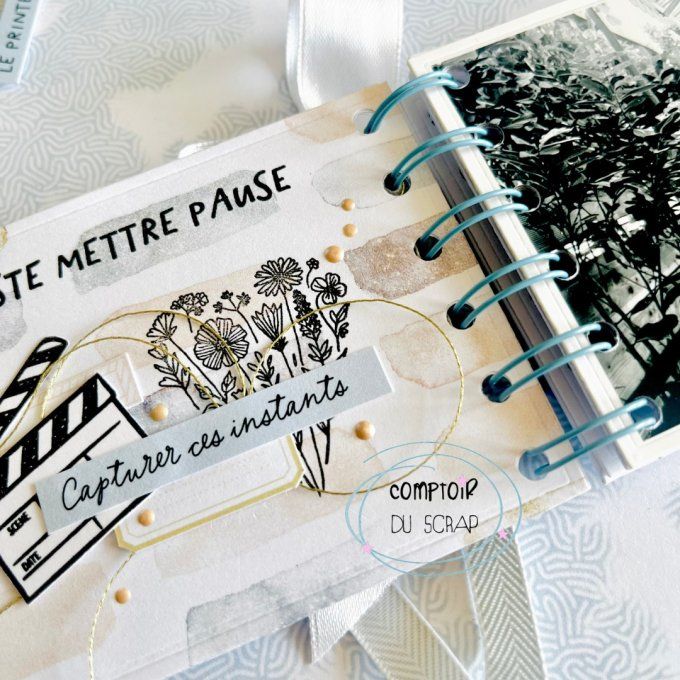 T0426-SA318 Tampons Poésie florale