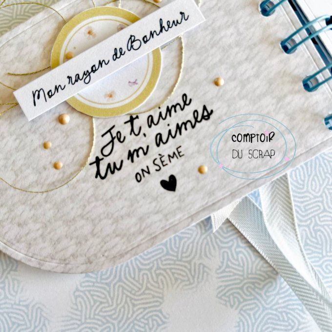 T0426-SA318 Tampons Poésie florale