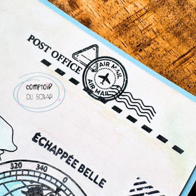T0626-SA319 Tampons Timbres d'été