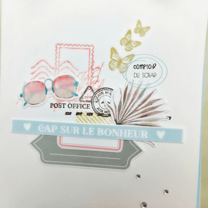 T0626-SA319 Tampons Timbres d'été