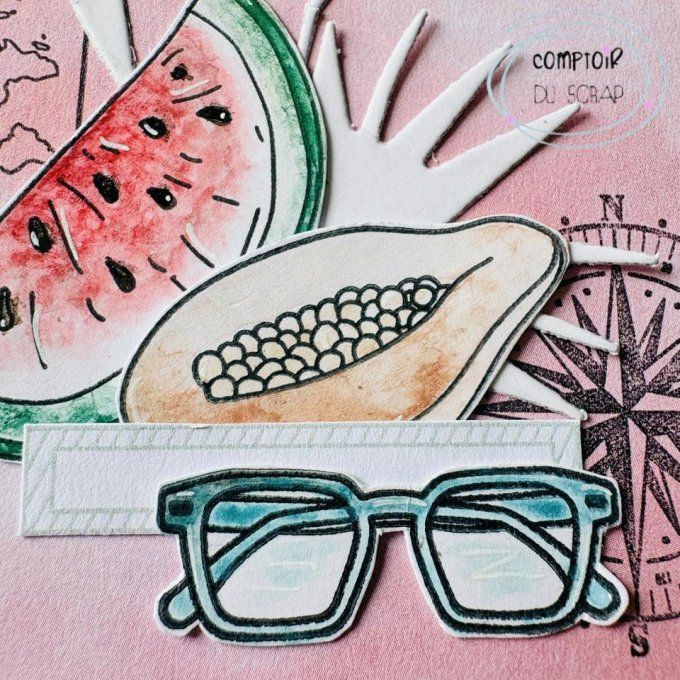T0626-SA321 Tampons Fruit exotique